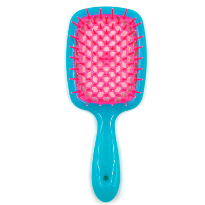 Расчёска для Волос Бирюза с Розовым Janeke Superbrush Turquoise With Pink