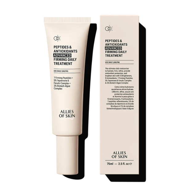 Денний Крем із Пептидами та Антиоксидантами Allies Of Skin Peptides & Antioxidants Advanced Firming Daily Treatment 75 мл Денний Крем із Пептидами та Антиоксидантами Allies Of Skin Peptides & Antioxidants Advanced Firming Daily Treatment 75 мл