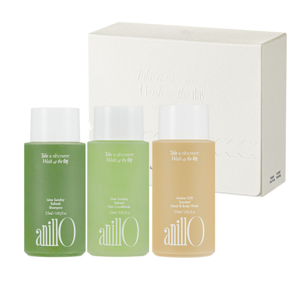 Набор для Тела Anillo Lime Sunday&Amber528 Travel Shower Kit 55 Мл*3 шт Набор для Тела Anillo Lime Sunday&Amber528 Travel Shower Kit 55 Мл*3 шт