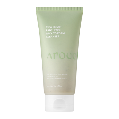 Очищающая Маска-Пенка с Центеллой и Пантенолом Arocell Cica Repair Panthenol Pack-To-Foam Cleanser 120 г