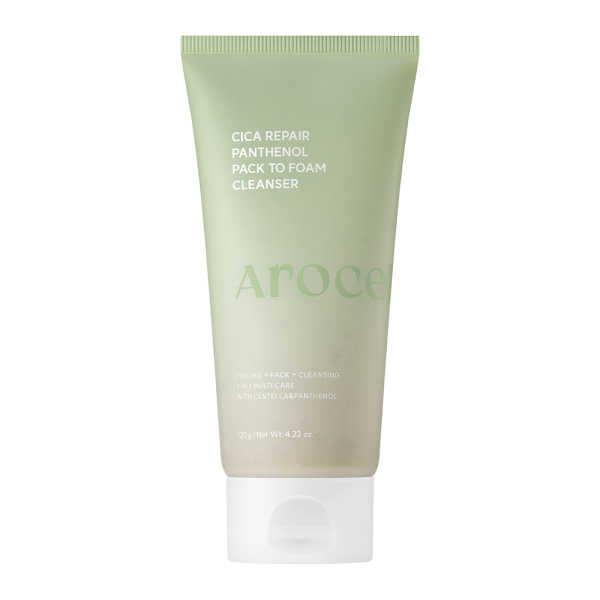 Очищувальна Маска-Пінка з Центелою та Пантенолом Arocell Cica Repair Panthenol Pack-To-Foam Cleanser 120 г Очищувальна Маска-Пінка з Центелою та Пантенолом Arocell Cica Repair Panthenol Pack-To-Foam Cleanser 120 г
