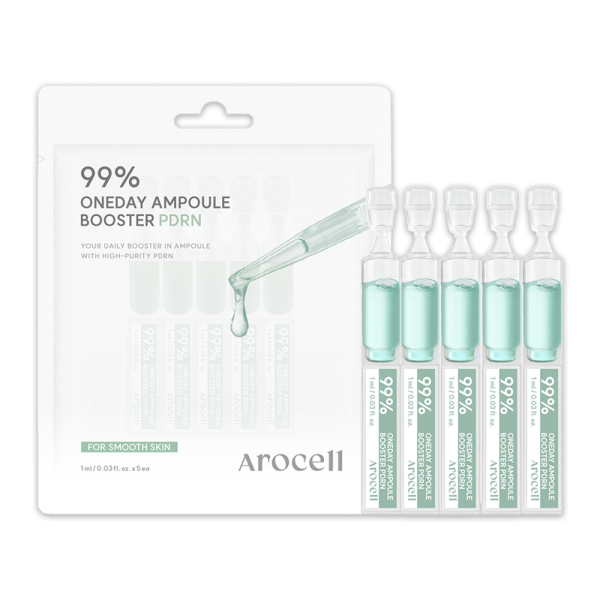 Бустер-Сыворотка с Полинуклеотидами Arocell 99% Oneday Booster Ampoule PDRN 5 шт Х 1 мл Бустер-Сыворотка с Полинуклеотидами Arocell 99% Oneday Booster Ampoule PDRN 5 шт Х 1 мл