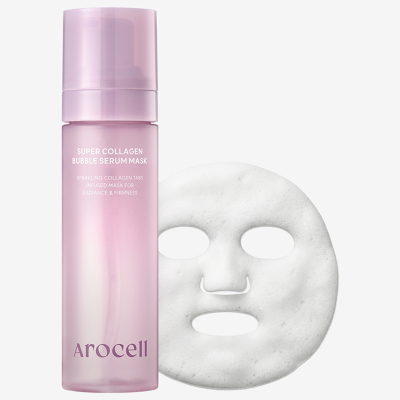 Пузырьковая Сыворотка-Маска с Коллагеном Arocell Collagen Bubble Serum Mask 90 мл