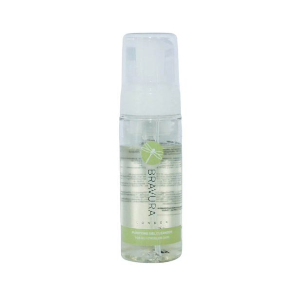 Глубоко Очищающий Гель с AHA- и Bha-Кислотами и Энзимами Bravura London Purifying Gel Cleanser 160 мл Глубоко Очищающий Гель с AHA- и Bha-Кислотами и Энзимами Bravura London Purifying Gel Cleanser 160 мл