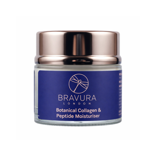 Зволожуючий і Живильний Крем з Колагеном Bravura London Botanical Collagen & Peptide Moisturiser 50 мл Зволожуючий і Живильний Крем з Колагеном Bravura London Botanical Collagen & Peptide Moisturiser 50 мл