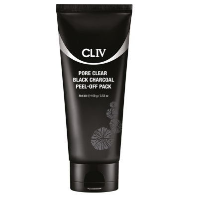 Маска-плівка з чорним вугіллям для очищення пір від забруднення CLIV Pore Clear Black Charcoal Peel-off Pack 100 г