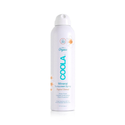 Минеральный Солнцезащитный Спрей для Тела (Кокос) SPF 30 Coola Mineral Body Sunscreen Spray Tropical Coconut 236 мл