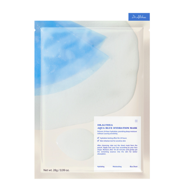 Тканевая Увлажняющая Маска с Азуленом и Агавой Dr. Althea Aqua Blue Hydration Mask 28 г