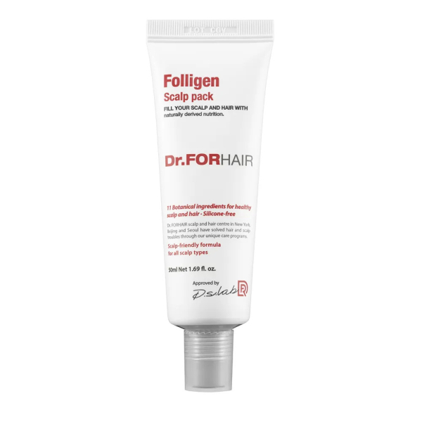 Оздоравливающая Маска для Кожи Головы Dr. FORHAIR Folligen Scalp Pack 50 мл Оздоравливающая Маска для Кожи Головы Dr. FORHAIR Folligen Scalp Pack 50 мл