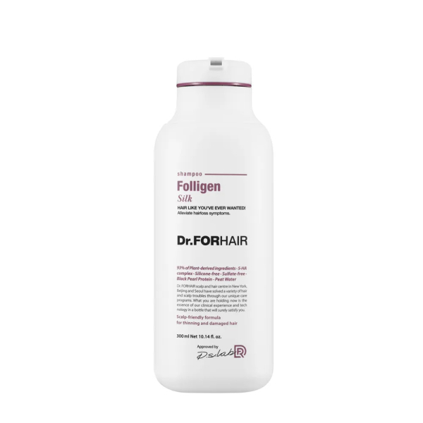 Шампунь для Сухих и Поврежденных Волос Dr. FORHAIR Folligen Silk Shampoo 300 мл Шампунь для Сухих и Поврежденных Волос Dr. FORHAIR Folligen Silk Shampoo 300 мл
