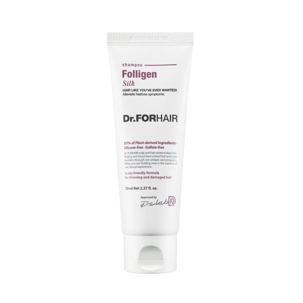 Шампунь для Сухого І Пошкодженого Волосся Dr. FORHAIR Folligen Silk Shampoo 70 мл  Шампунь для Сухого І Пошкодженого Волосся Dr. FORHAIR Folligen Silk Shampoo 70 мл