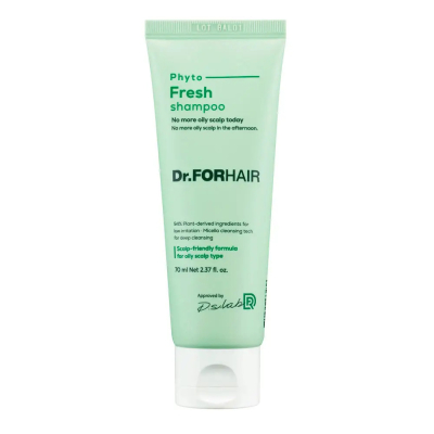 Мицеллярный Шампунь для Жирной Кожи Головы Dr. FORHAIR Phyto Fresh Shampoo 70 мл
