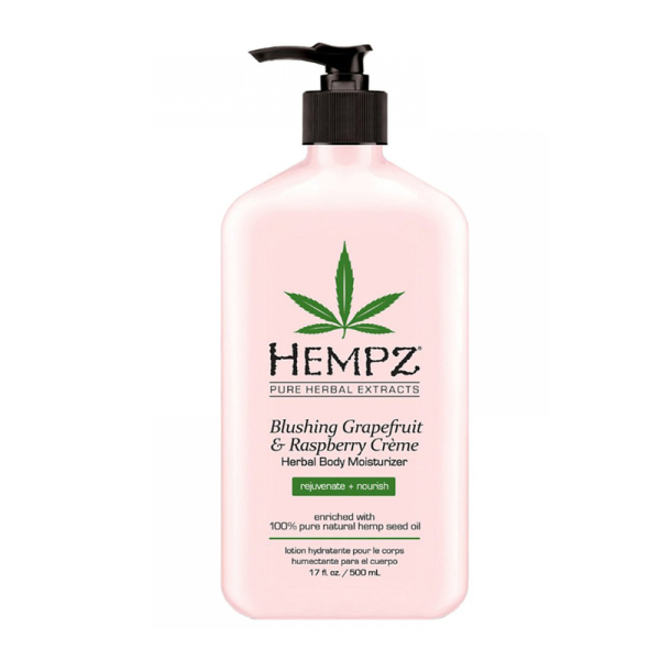 Зволожувальне Рослинне Молочко для Тіла Грейпфрут І Малина Hempz Blushing Grapefruit & Raspberry Creme Herbal Body Moisturizer 500 мл Зволожувальне Рослинне Молочко для Тіла Грейпфрут І Малина Hempz Blushing Grapefruit & Raspberry Creme Herbal Body Moisturizer 500 мл
