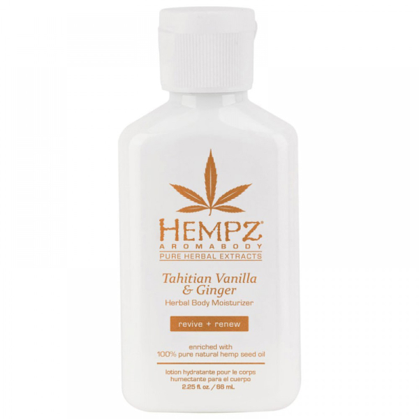 Увлажняющее Молочко для Тела Таитянская Ваниль и Имбирь Hempz Тahitian Vanilla & Ginger Herbal Body Moisturizer 66 мл