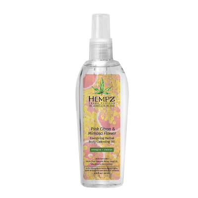 Очищающее Масло для Душа Розовый Лимон и Мимоза Hempz Fresh Fusions Pink Citron & Mimosa Flower Energizing Herbal Body Cleansing Oil 200 мл