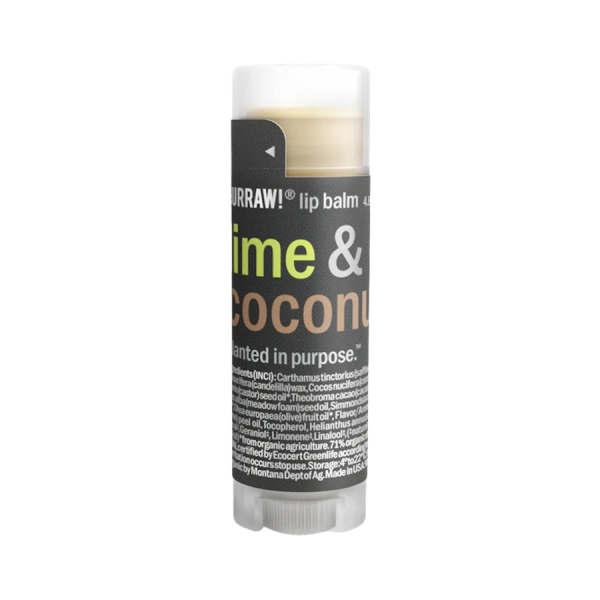 Бальзам для Губ Hurraw! Lime & Coconut Lip Balm 4,8 г Бальзам для Губ Hurraw! Lime & Coconut Lip Balm 4,8 г