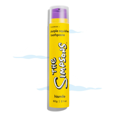 Зубна Паста для М'якого Відбілювання Hismile The Simpsons Purple Squishee Toothpaste 60 г