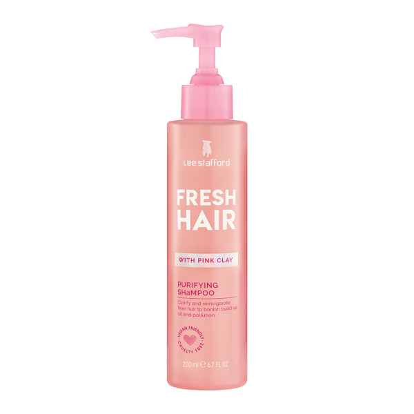Мягкий Очищающий Шампунь с Розовой Глиной Lee Stafford Fresh Hair Purifying Shampoo 200 мл