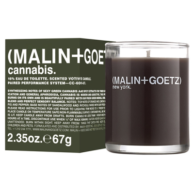 Свеча Ароматизированная Cannabis MALIN+GOETZ cannabis votive 67 г