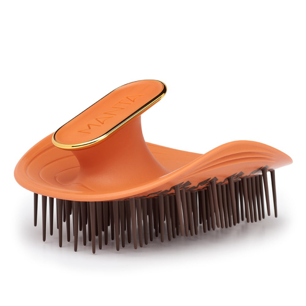 Щётка для Вьющихся и Волнистых Волос Оранжевая Manta Brush Kinks, Coils & Curls Amber Orange Щётка для Вьющихся и Волнистых Волос Оранжевая Manta Brush Kinks, Coils & Curls Amber Orange