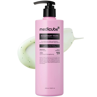 Охлаждающий Шампунь для Объема с Розмарином и Полинуклеотидами Medicube Rosemary PDRN Cooling Thickening Shampoo 400 мл