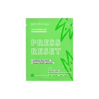Заспокійлива та Відновлювальна Тканинна Маска Patchology Press Reset Soothing Mask