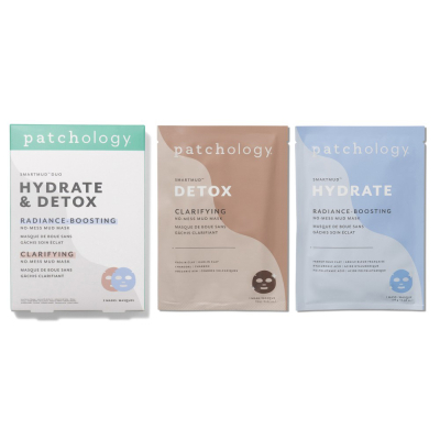 Дуо Масок Детокс + Укрепляющая Patchology Smartmud Duo Hydrate + Detox
