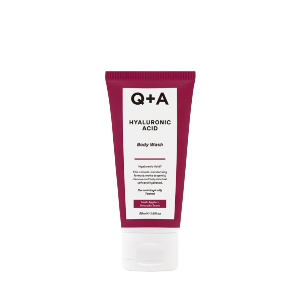 Очищающий Гель для Тела с Гиалуроновой Кислотой Q+A Hyaluronic Acid Body Wash 50 мл Очищающий Гель для Тела с Гиалуроновой Кислотой Q+A Hyaluronic Acid Body Wash 50 мл