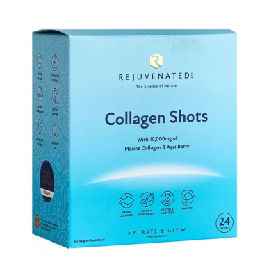 Питьевой Коллаген для Красивой Кожи с Ягодами Асаи Rejuvenated Collagen Shots 24 Саше X 11 г