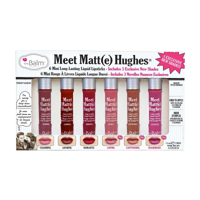 Набор Жидких Матовых Помад theBalm Meet Matte Hughes Mini Set vol.3