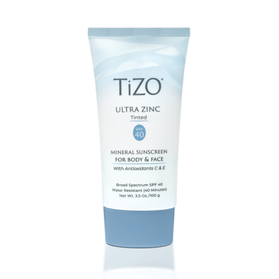 Мінеральний Сонцезахисний Крем для Обличчя та Тіла Тонувальний Tizo Ultra Zinc Body & Face Tinted SPF 40 100 г