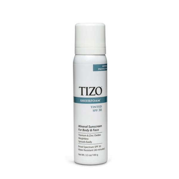 Минеральная Солнцезащитная Пенка для Лица и Тела Тонирующая Tizo Sheerfoam Body & Face Tinted SPF 30 100 г Минеральная Солнцезащитная Пенка для Лица и Тела Тонирующая Tizo Sheerfoam Body & Face Tinted SPF 30 100 г
