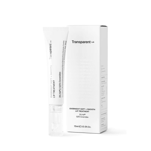 Нічна Маска для Губ Transparent Lab Overnight Soft + Smooth Lip Treatment 15 мл Нічна Маска для Губ Transparent Lab Overnight Soft + Smooth Lip Treatment 15 мл