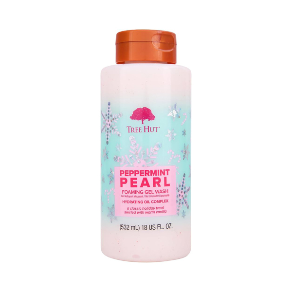Гель для Душа Tree Hut Peppermint Pearl Foaming Gel Wash 532 мл
