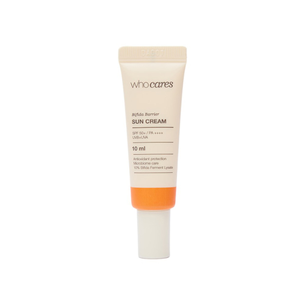 Миниатюра Солнцезащитного Крема с Антиоксидантной Защитой Whocares Bifida Barrier Sun Cream 10 мл Миниатюра Солнцезащитного Крема с Антиоксидантной Защитой Whocares Bifida Barrier Sun Cream 10 мл