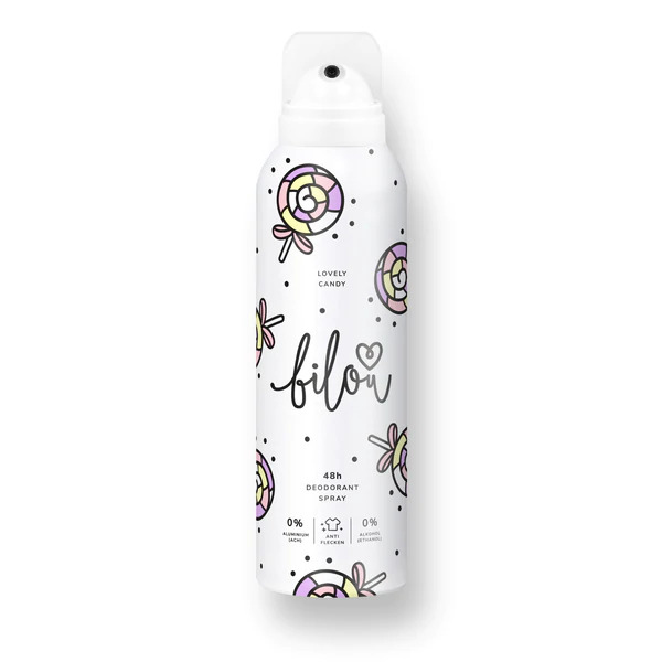 Дезодорант-Спрей Bilou Deodorant Spray Lovely Candy 150 мл Дезодорант-Спрей Bilou Deodorant Spray Lovely Candy 150 мл