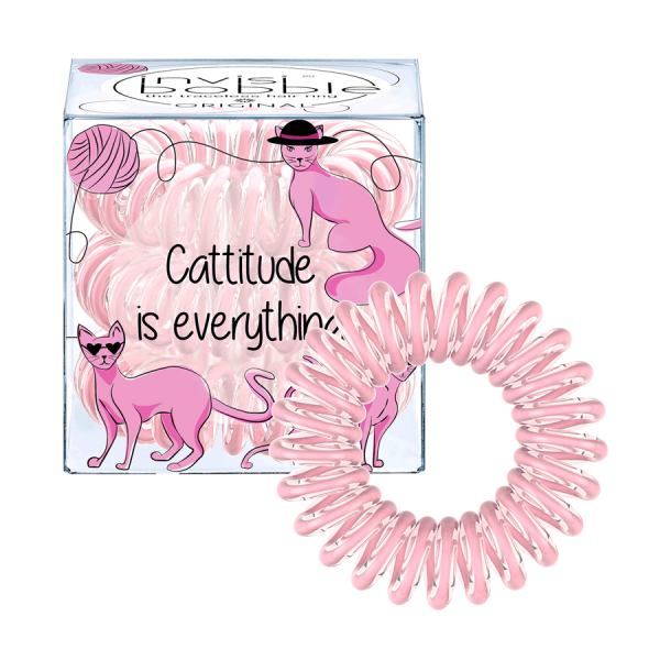 Резинка-Браслет для Волос Invisibobble ORIGINAL Cattitude Is Everything! (3 шт.) Резинка-Браслет для Волос Invisibobble ORIGINAL Cattitude Is Everything! (3 шт.)