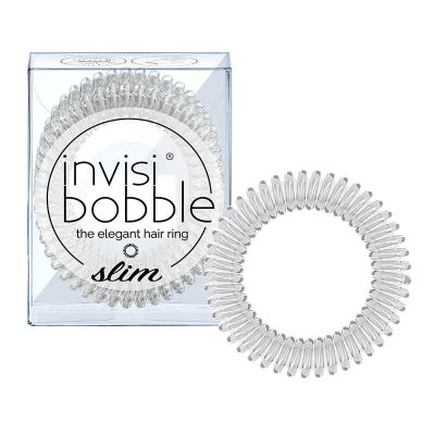 Резинка-Браслет для Волос Invisibobble SLIM Crystal Clear (3 шт.)