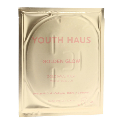 Гидрогелевая Маска для Лица с Золотом SKIN GYM Youth Haus 24k Gold Face Mask